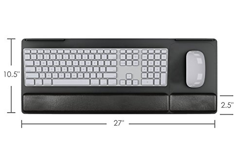 Ergonomic Keyboard Platform PL003-27 - Adjustable Wrist Rest for Comfortable Typing & Gaming - Perfect for Office Workstations & Home Computer Setups