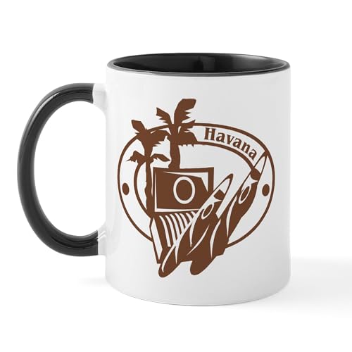 White/Black Inside - Havana Passport Stamp Mug