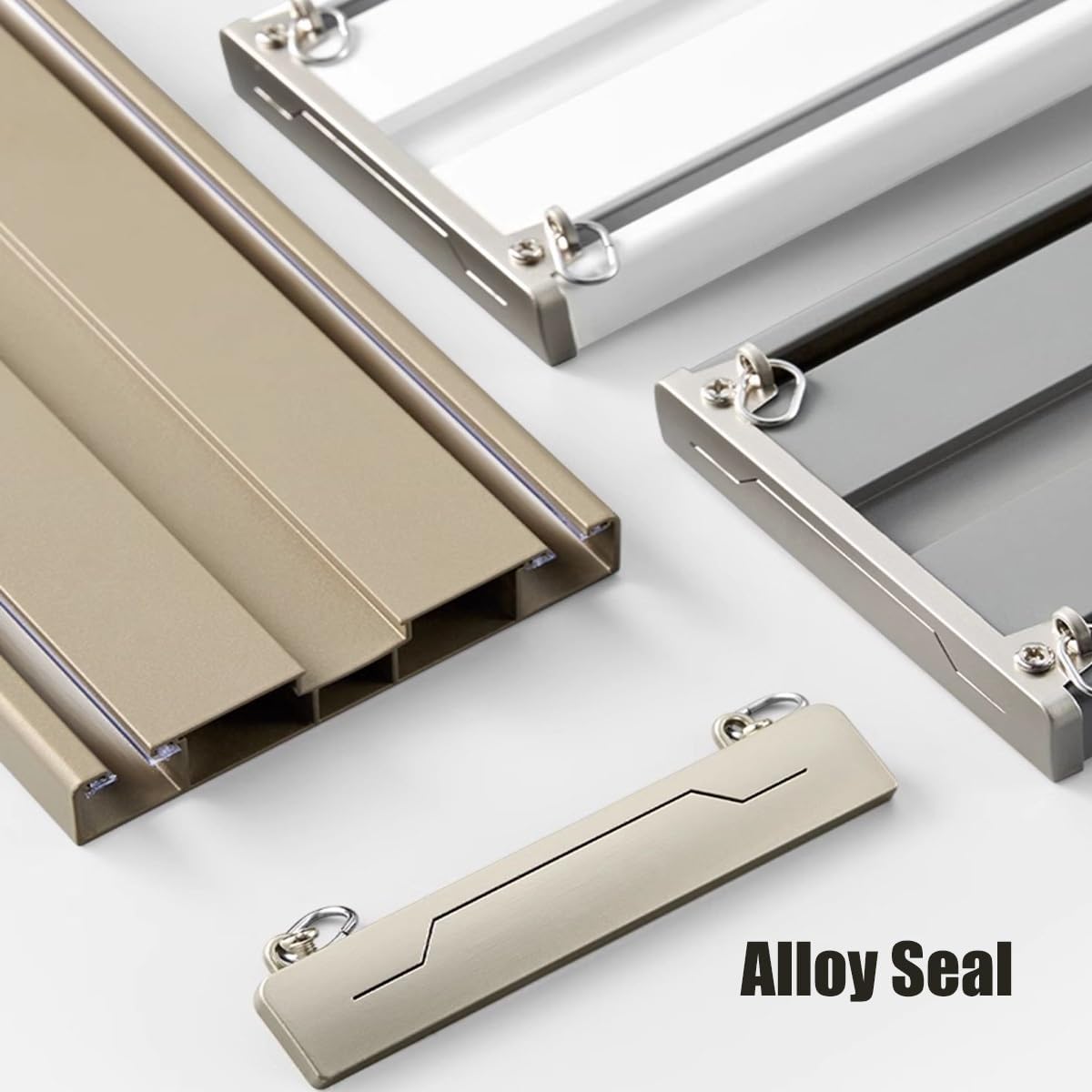 Heavy-Duty Ceiling Mount Curtain Track System 6ft 8ft 12ft 20ft - Gray Double Rail Rod for Living Room Bedroom Room Divider - Perfect for Home Theater Blackout & Room Partitioning