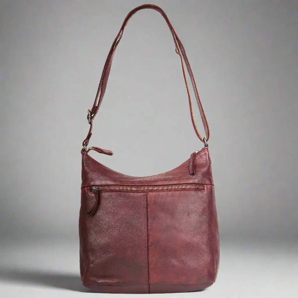 MET Floral Stitch Leather Tote Bag for Women - Adjustable Shoulder Strap, Spacious Handbag for Work, Travel & Daily Use