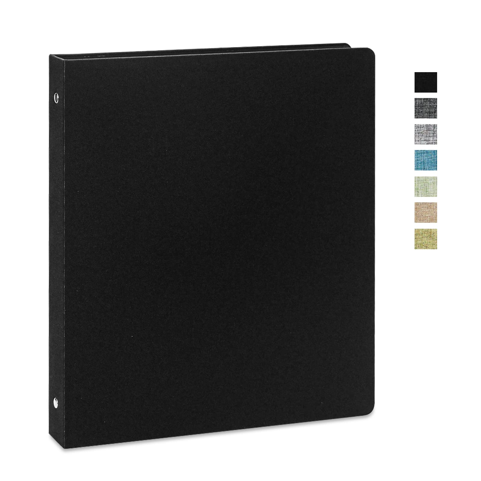 Vienrose 1 Inch 3-Ring Binder with Durable Linen Cover - Holds 8.5