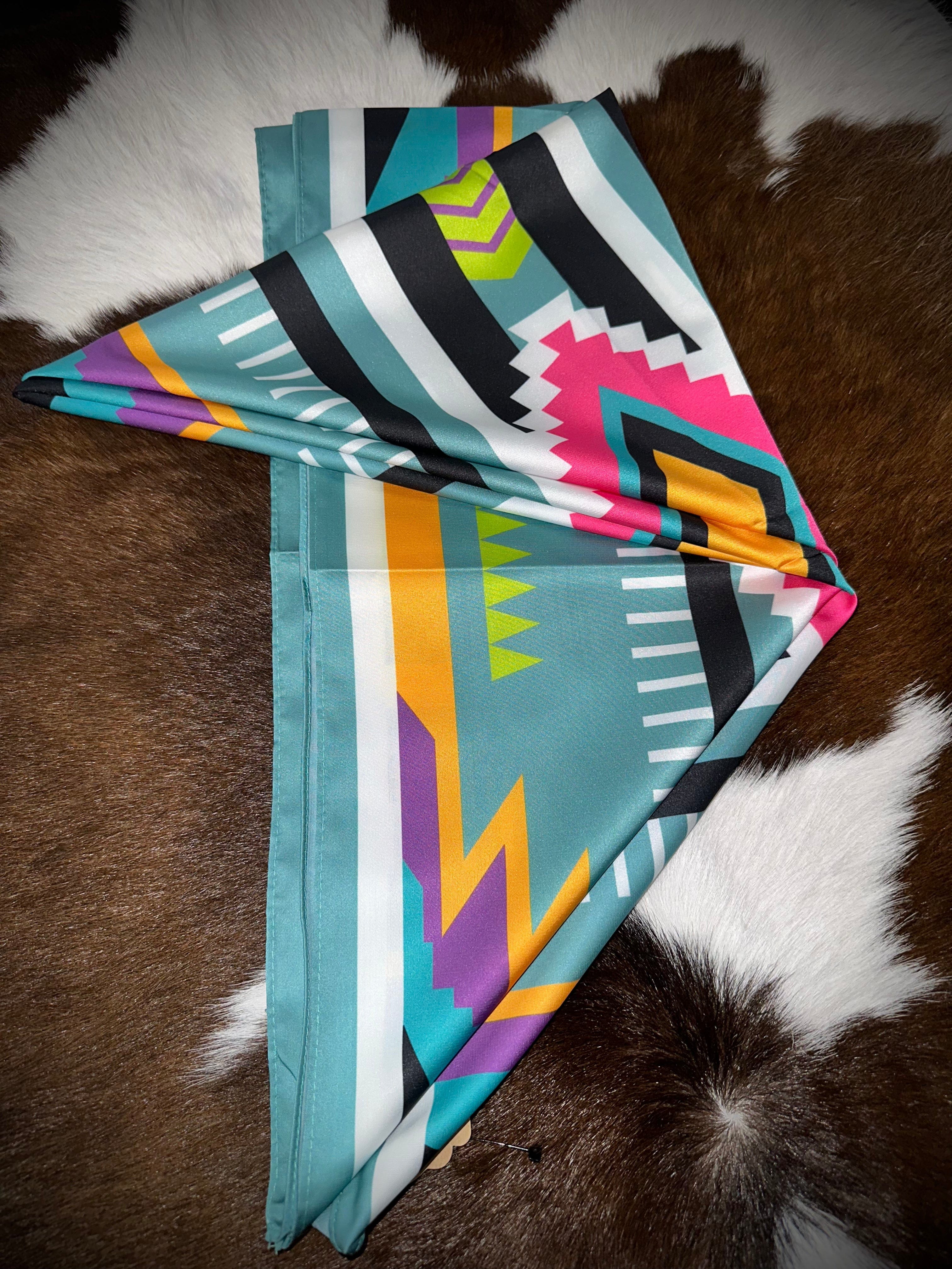 Dodge City Wild Rag - Western Style Bandana for Cowboy & Cowgirl - Perfect for Rodeo, Horse Riding & Outdoor Adventures
