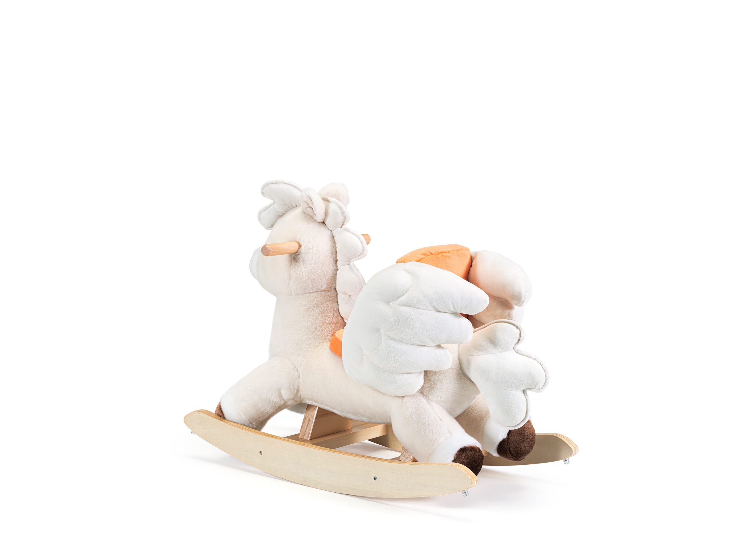 Baby Rocking Horse Toy - 28 Inch Wooden Rocker for Toddlers 1-3 Years | Safe & Fun Ride-On Toy for Indoor Play, Nursery Decor, and Early Childhood Development