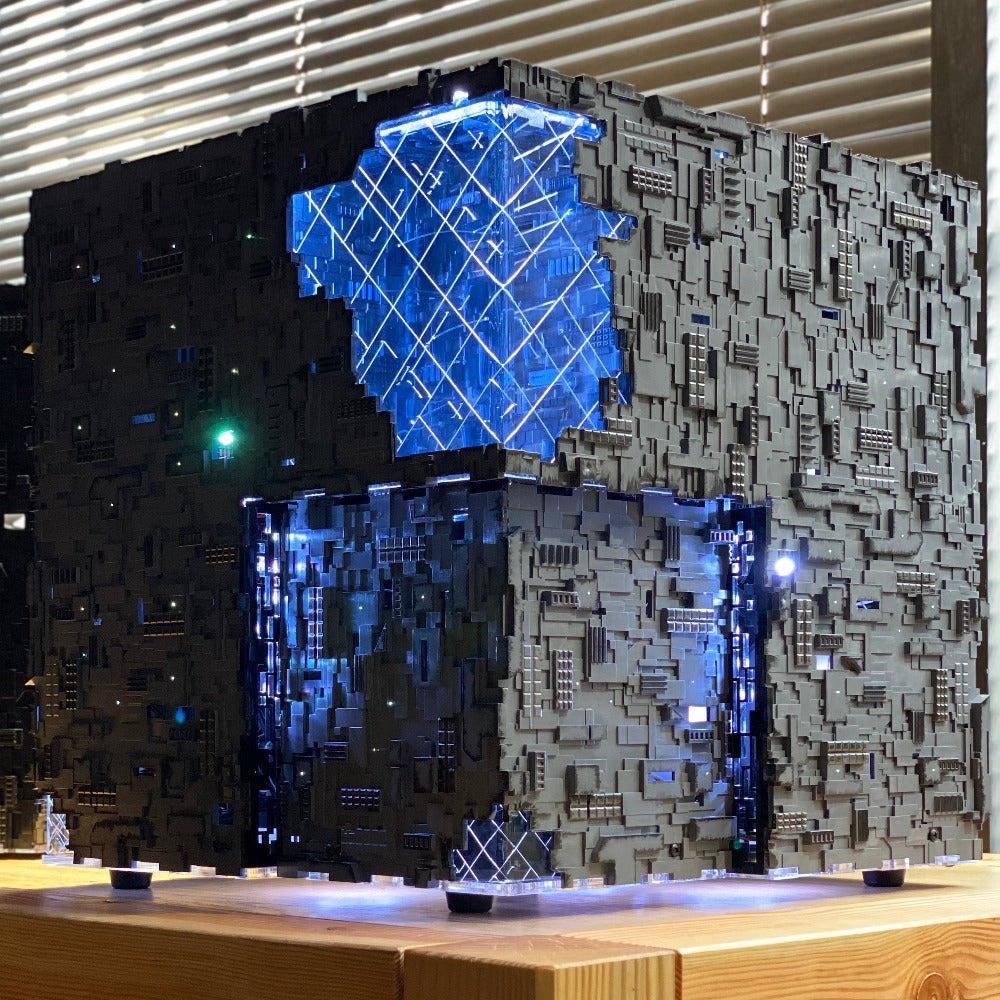 Star Trek: Picard 3rd Anniversary Edition Borg Cube ATX PC Case - Premium Gaming Computer Case for Sci-Fi Fans | Perfect for Themed Gaming Setups & Star Trek Collectors