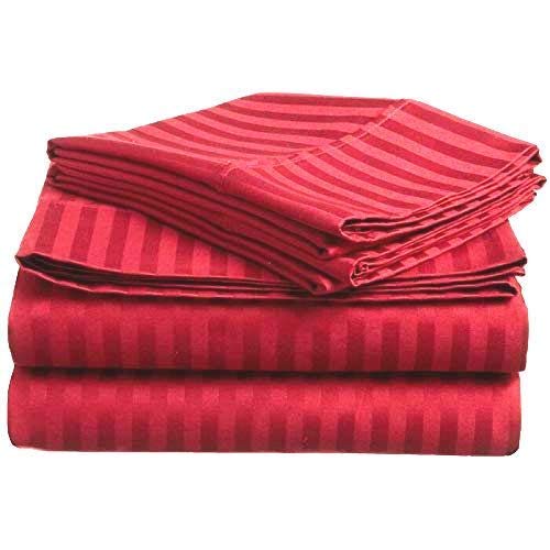 Premium 600 Thread Count Extra Deep Pocket Sheet Set - 4 Piece King Size Bed Sheets for 18