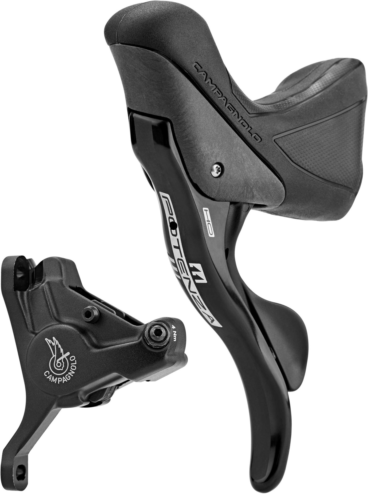 Campagnolo Potenza Left Ergopower Shift Lever with Front 160mm Hydraulic Brake Caliper - High-Performance Bike Gear Shifter for Road & Racing Bikes | Perfect for Cyclists & Enthusiasts