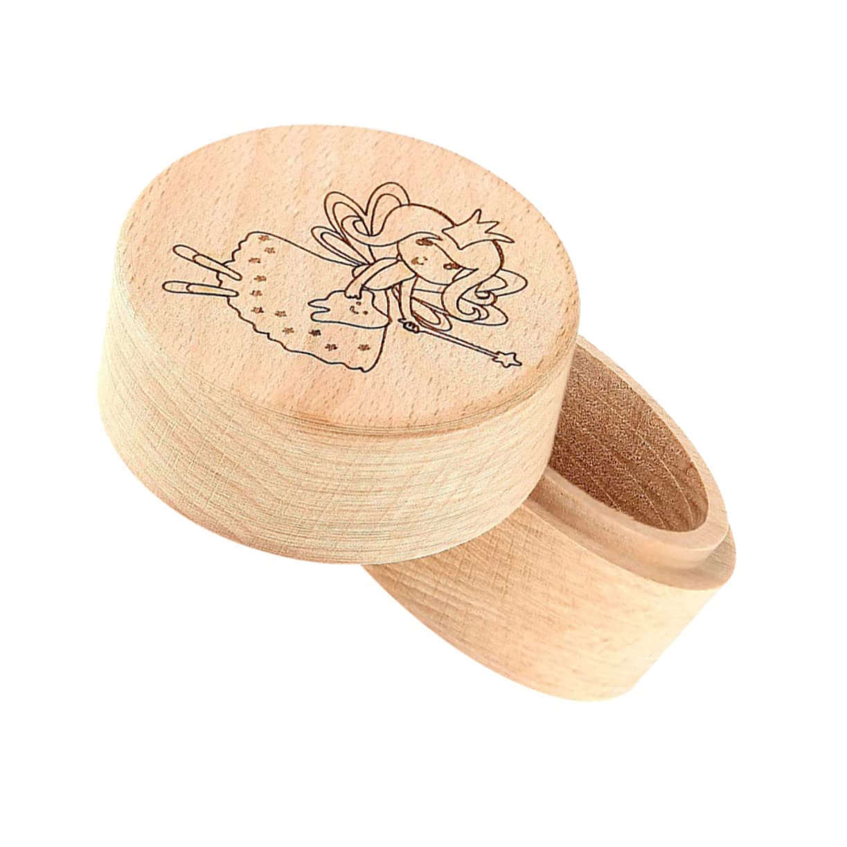 Yardenfun Wooden Tooth Fairy Box for Kids - Baby Tooth Keepsake Organizer for Boys & Girls - Perfect for First Lost Tooth Celebration & Memory Preservation