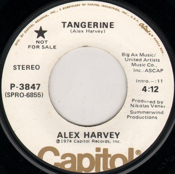 Alex Harvey - Tangerine (7