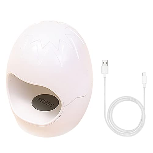 Simayixx Mini Egg-Shaped LED Nail Lamp for Gel Polish - Portable UV/LED Curing Light for Fast Drying Nail Art, Manicure & Pedicure - Perfect for Home Salon, Travel & Professional Nail Care