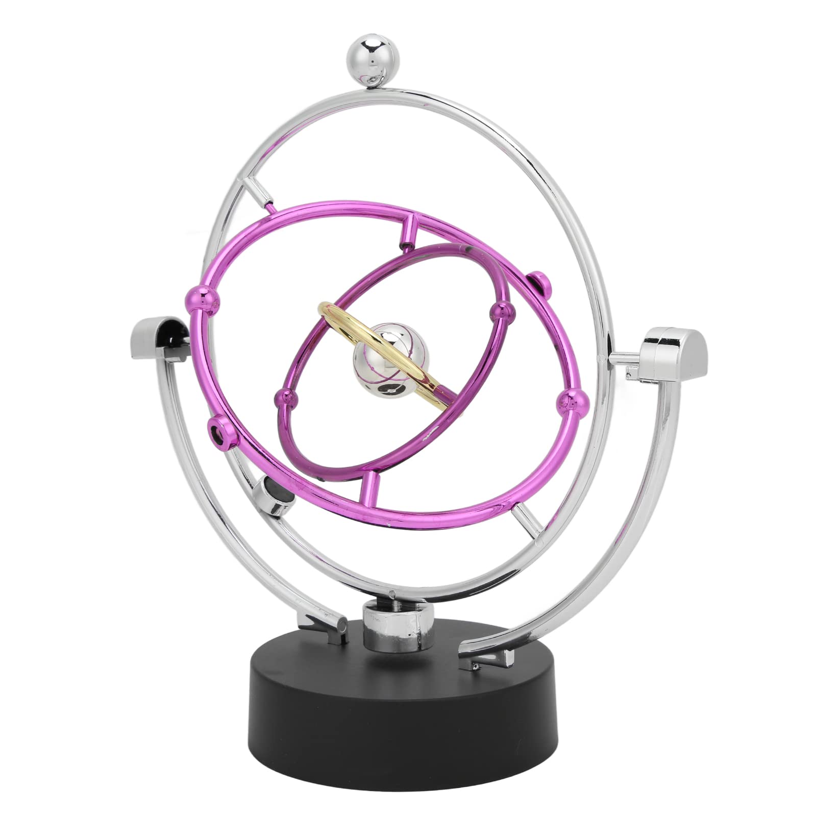 Colorful Newton's Cradle Desk Toy - Durable Rust-Proof Office Decor for Stress Relief | Perfect Gift for Home & Office Decoration | Great for Work Desks, Study Rooms & Relaxation Spaces