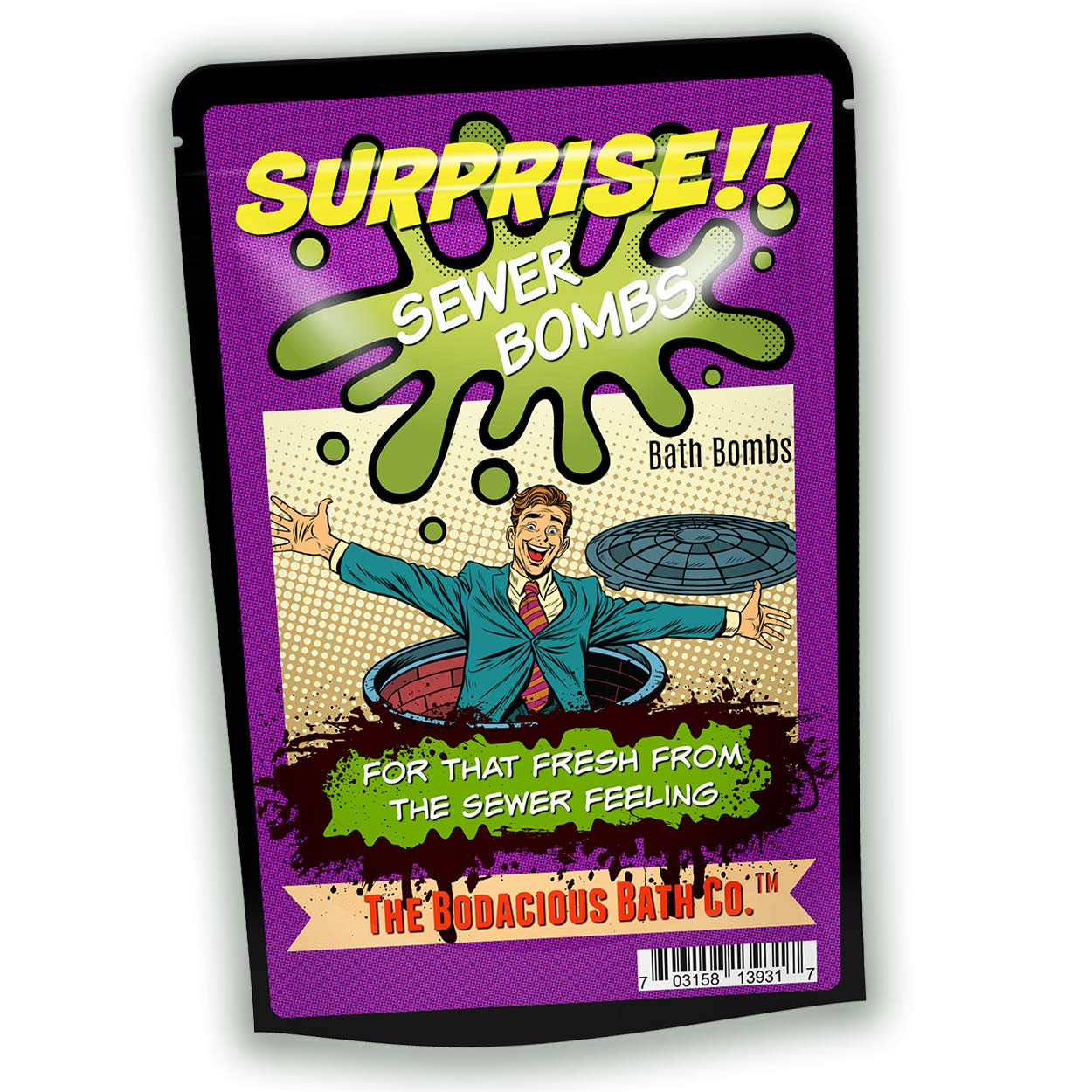 XL Surprise Sewer Bombs - Fun Prank Bath Fizzers for Kids & Teens | Gross Gag Gifts for Boys, Stocking Stuffers | Great for Bath Time Pranks, Birthday Parties & Practical Jokes