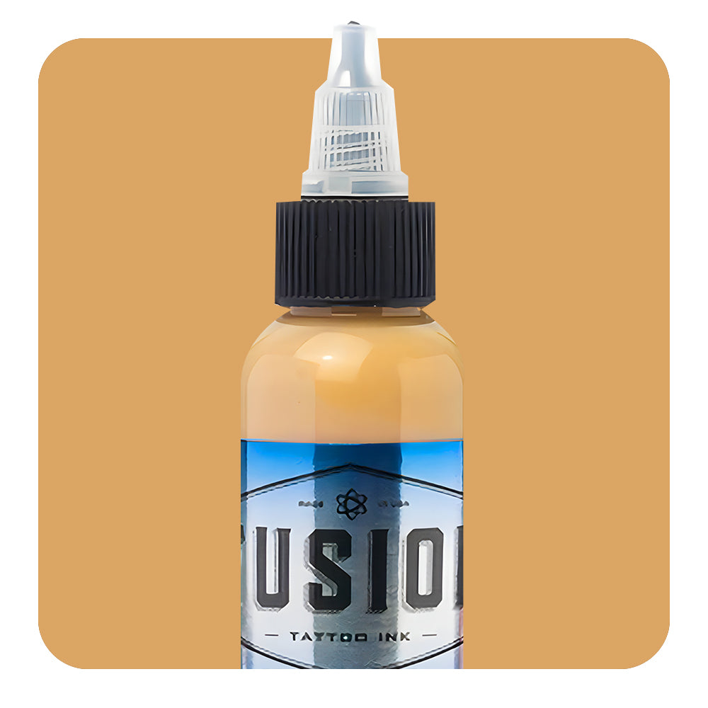 Premium Hot Mustard Tattoo Ink - 1oz Bottle for Professional Tattoo Artists - Perfect for Bold Lines, Shading & Color Blending - Ideal for Studio & Home Tattooing