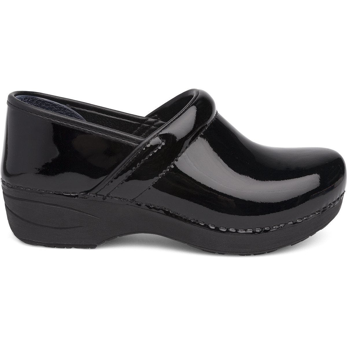 DANSKO XP 2.0 Black Patent Leather Wide Width Professional Clogs - Comfortable Shoes for Nurses, Chefs & Healthcare Workers