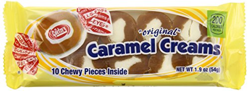Goetze's Caramel Cream Candy - 10 Count (1.9 Oz Each) - Pack of 20 Boxes - Classic American Treat for Halloween, Party Favors & Office Snacks