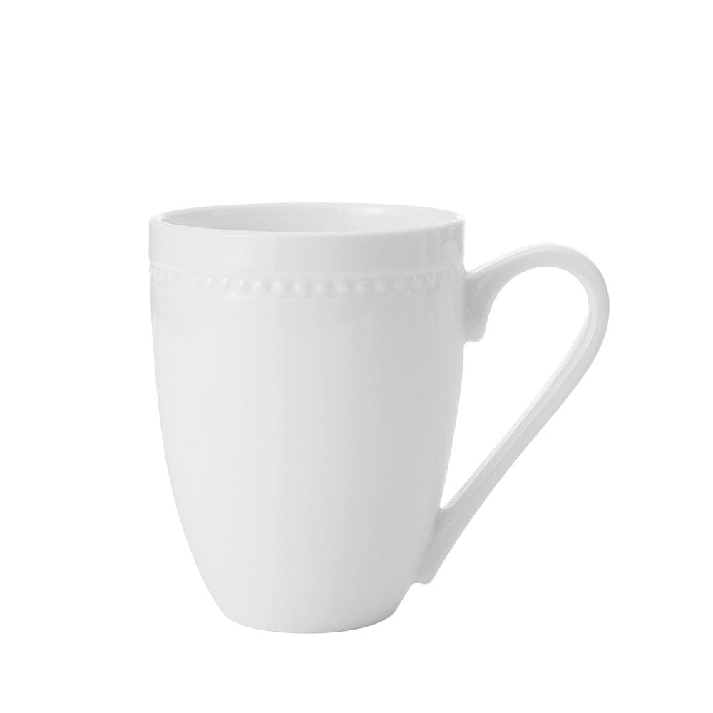 Loria Set of 4 Coffee Mugs with Handle - Ceramic Tea Cups for Home, Office & Gifts - Dishwasher & Microwave Safe (14oz) - Perfect for Coffee, Tea, Hot Chocolate & Soups