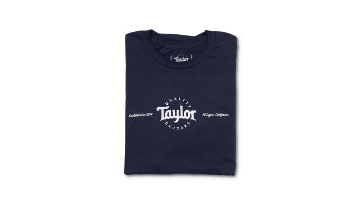 Taylor Men's Classic T-Shirt - Soft Cotton Crew Neck Tee in Navy & Grey - Casual Wear, Gym, Lounge & Everyday Outfits