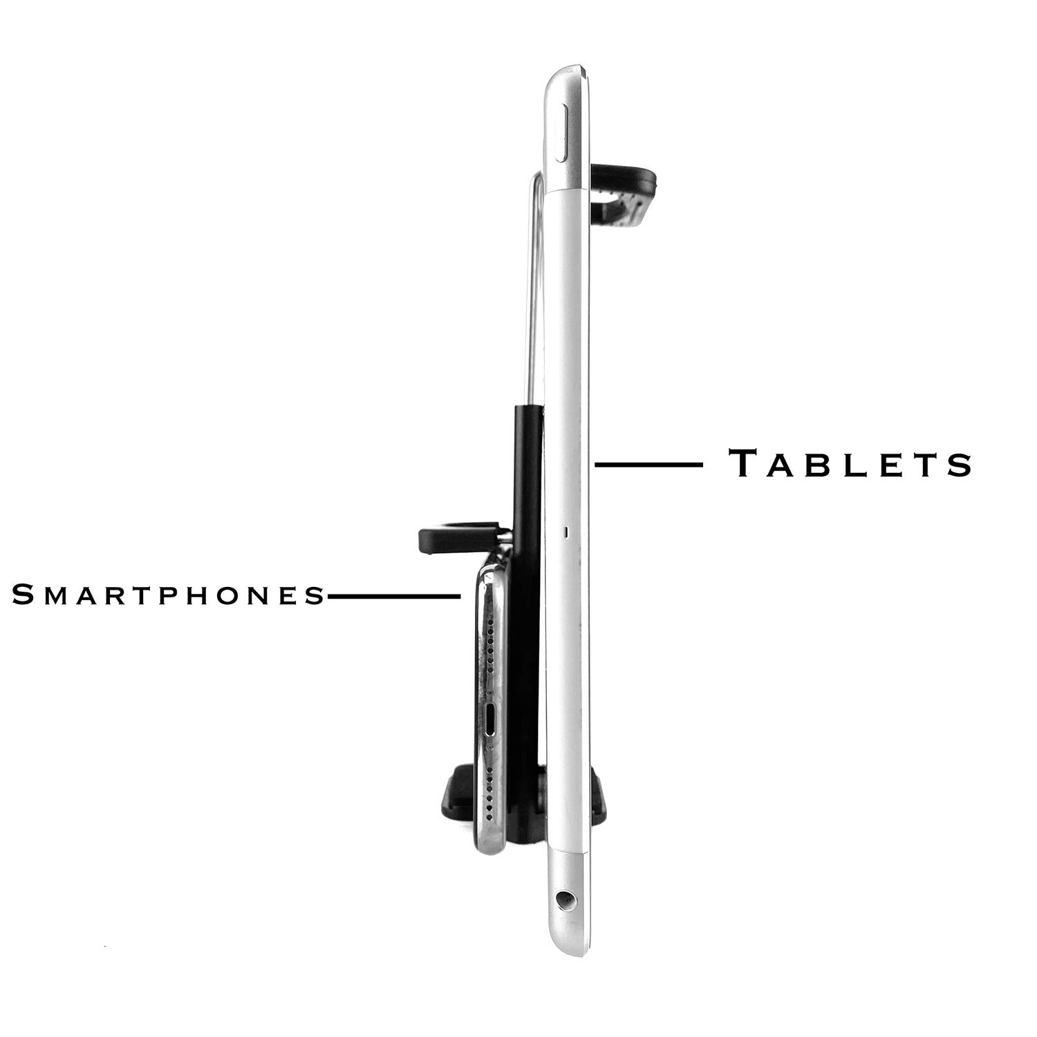Acuvar 2-in-1 Universal Tablet & Smartphone Tripod Mount Holder - Compatible with All Android & iOS Devices - Perfect for TikTok, YouTube & Live Streaming