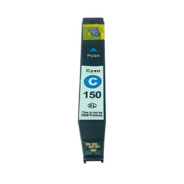 150XL High-Yield Cyan Ink Cartridge - Compatible with Major Inkjet Printers - Perfect for Home, Office & Photo Printing