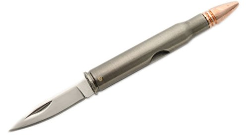 30-06 Bullet Knife - Tactical Hunting Knife with Sheath | High Carbon Steel Blade for Outdoor Survival, Camping & Bushcraft | Perfect for Hunters & Military Use