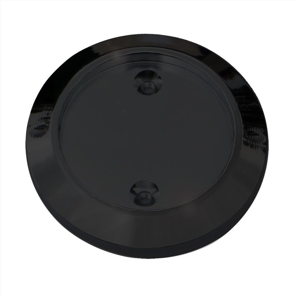 Milwaukee Eight Black Timing Cover Coin Mount Set for Harley Davidson Fire Rescue - Perfect for Motorcycle Customization and Police Bike Accessories