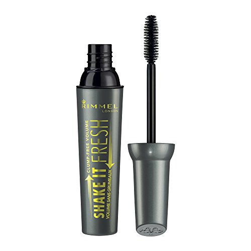 Rimmel Shake It Fresh Volumizing Mascara - Black (0.30 fl oz) | Lengthening & Defining Mascara for Dramatic Lashes | Perfect for Daytime Wear & Night Out Makeup