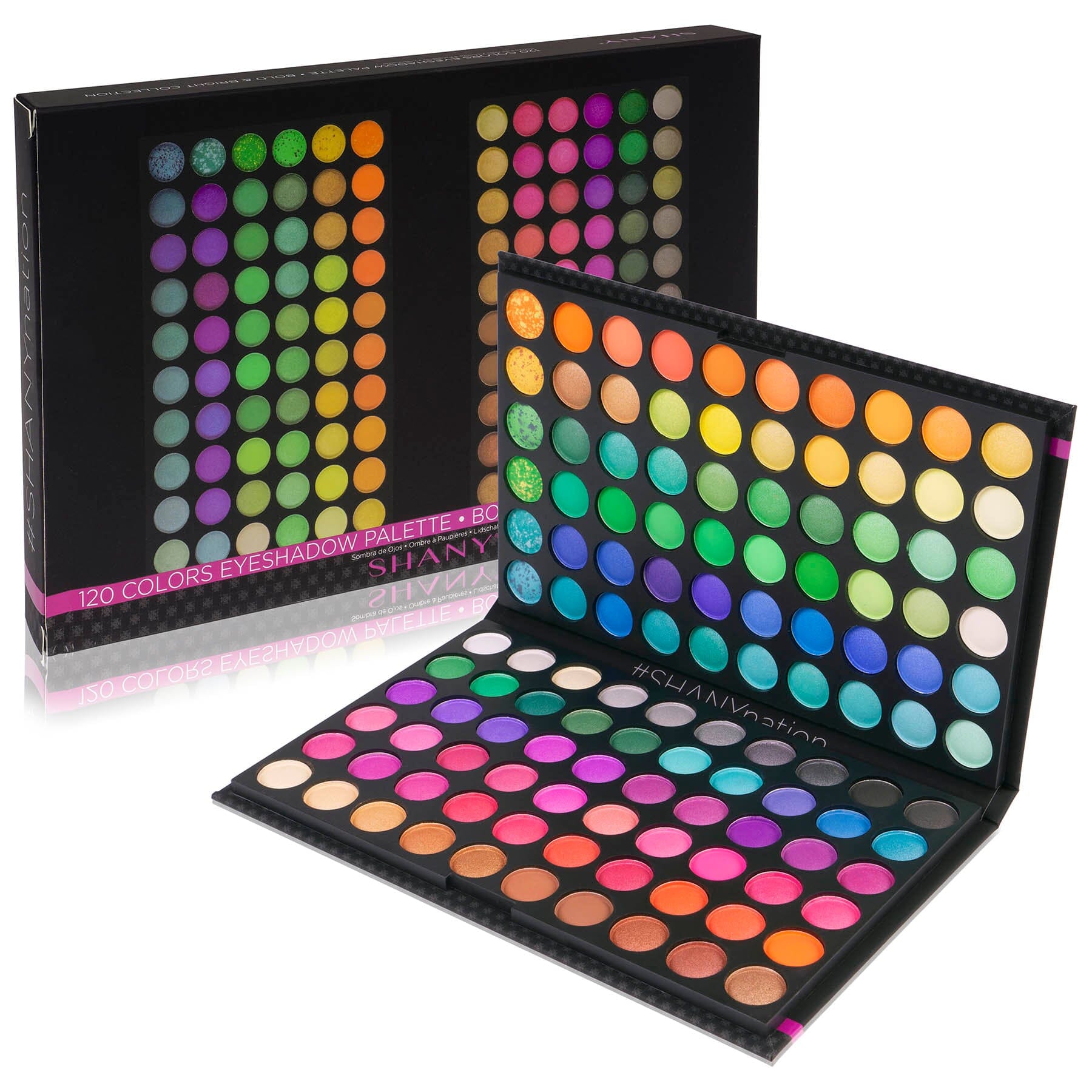 120 Colors Eyeshadow Palette - Bold & Bright Collection with Classic Neon Shades for Professional Makeup & Party Looks | Vegan & Cruelty-Free