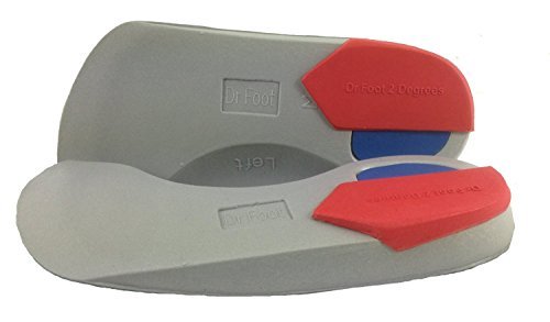 Dr Foot Pro Supination Insoles for Ankle Sprains – 3/4 Length Orthotic Arch Support (Pair, XL) – Ideal for Running, Walking & Sports Injury Prevention