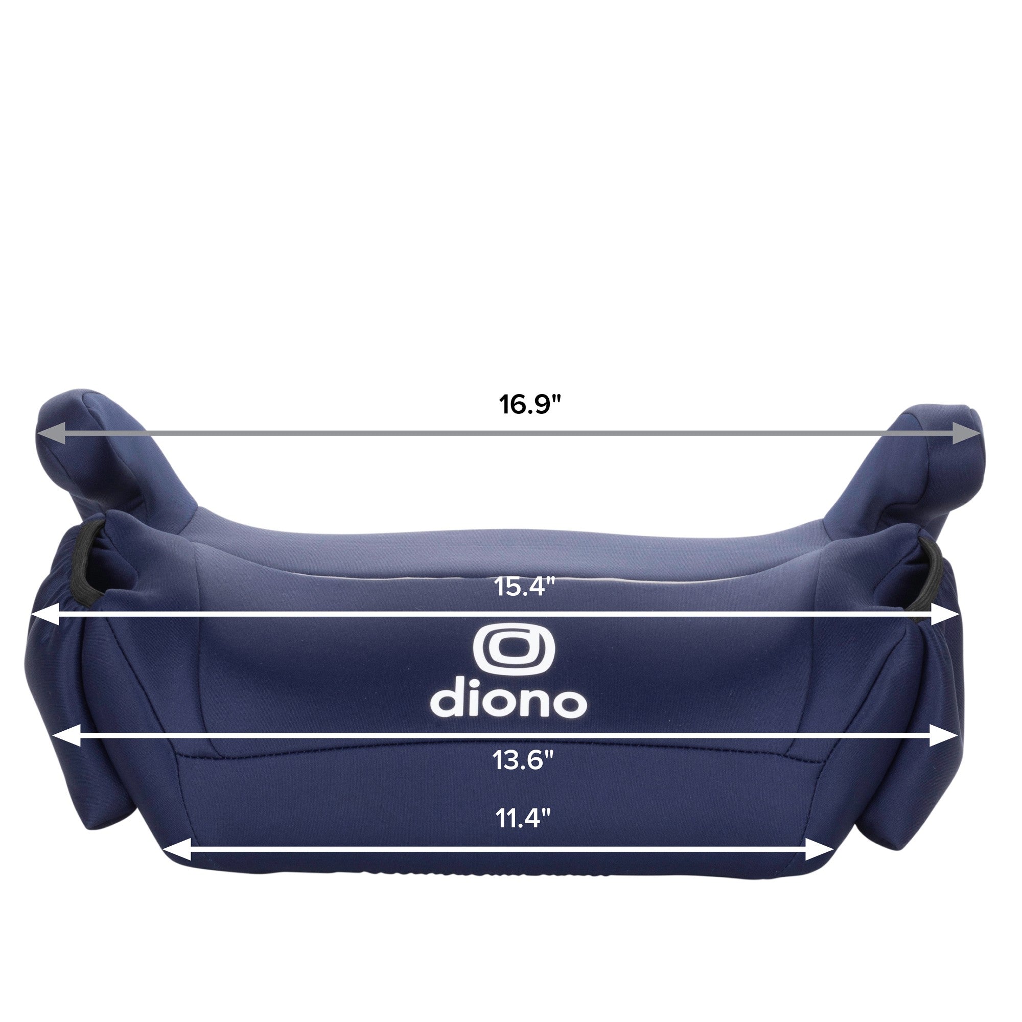 Diono Solana Backless Booster Car Seat for Kids - 2 Pack | Lightweight & Portable for Travel, School & Playdates | ASTM Certified Safety