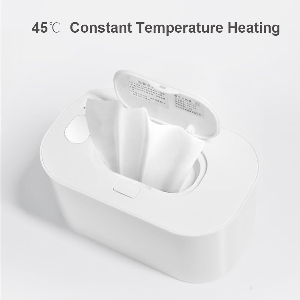 Taruor Baby Wipe Warmer with Digital Display - Large Capacity USB-Powered Wet Wipes Warmer & Dispenser - Adjustable Temperature Control for Diaper Changes, Baby Care & Nursery Essentials