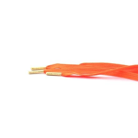 Happy Orange Sneaker Laces - 45 Inch/114cm Long Shoe Strings for Running & Casual Shoes - Perfect for Athletic, Walking & Fashion Sneakers