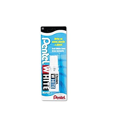 Wholesale CASE of 25 - Pentel Felt Tip White Markers, Broad Point Whiteboard Markers for Office, Classroom & Home Use - Ideal for Whiteboards, Glass & Planner Boards