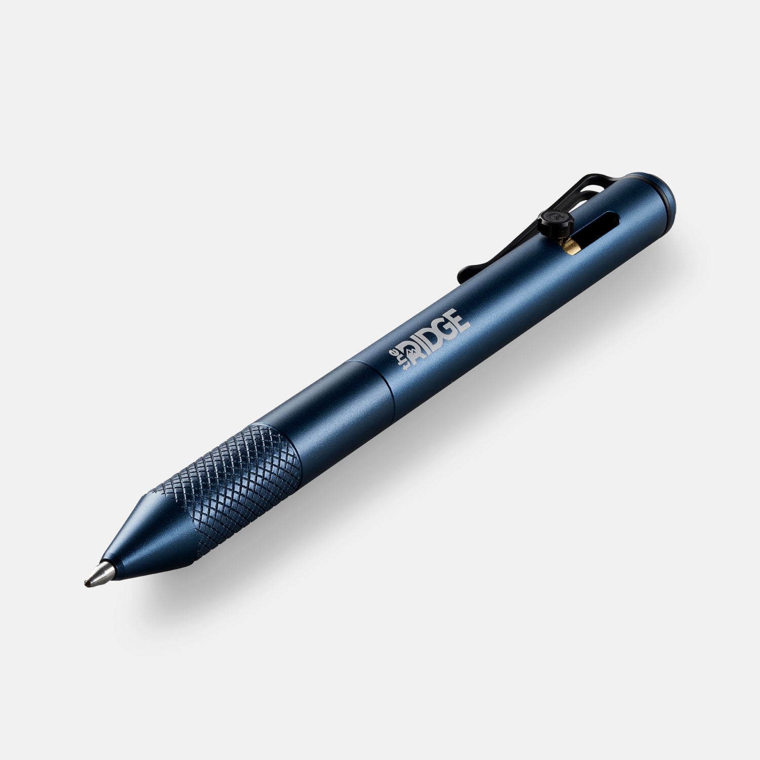 Ridge Bolt Action Pen - Alpine Navy Blue Tactical EDC Pen for Writing, Note Taking & Outdoor Adventures
