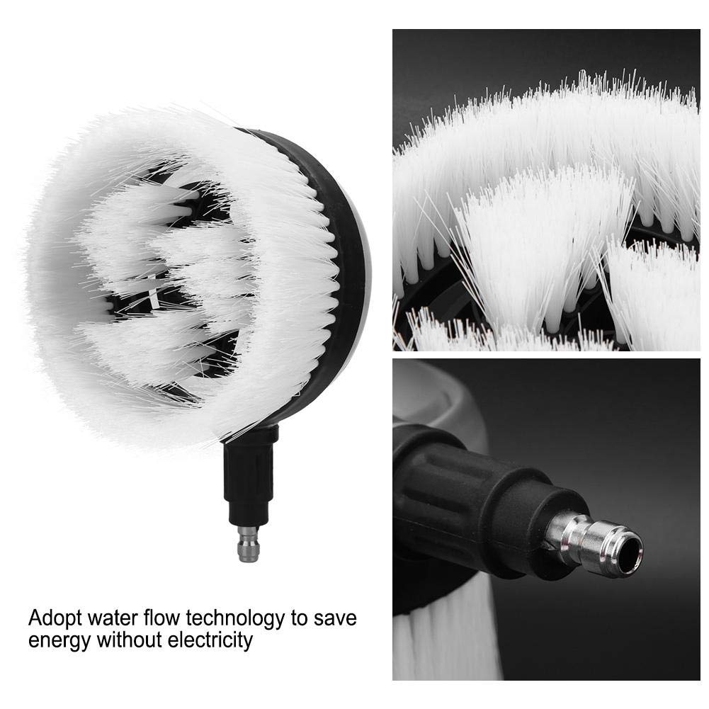 360° Rotary Pressure Washer Brush - Car, Boat & Window Cleaning Tool