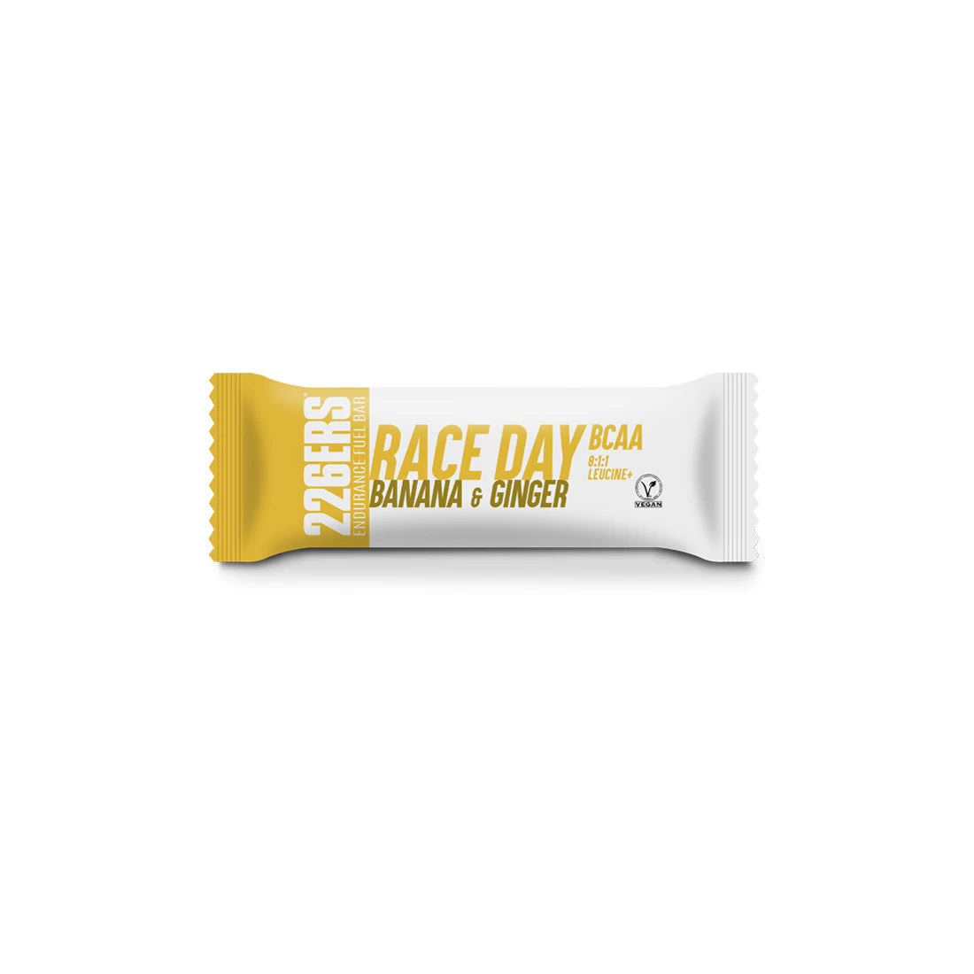 226ERS Race Day Bar BCAAs 40g - Banana Ginger Flavor | Energy & Recovery Snack for Athletes | Pre-Workout, Post-Workout & Endurance Training Fuel