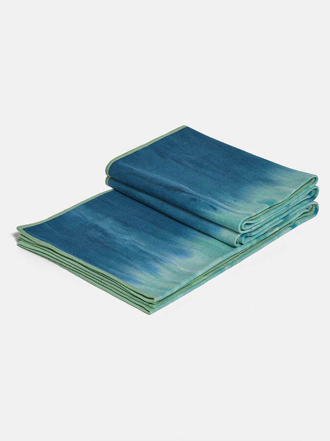 Manduka eQua Yoga Mat Towels - Non-Slip, Absorbent & Eco-Friendly for Hot Yoga, Pilates & Workouts - Perfect for Home & Studio Use