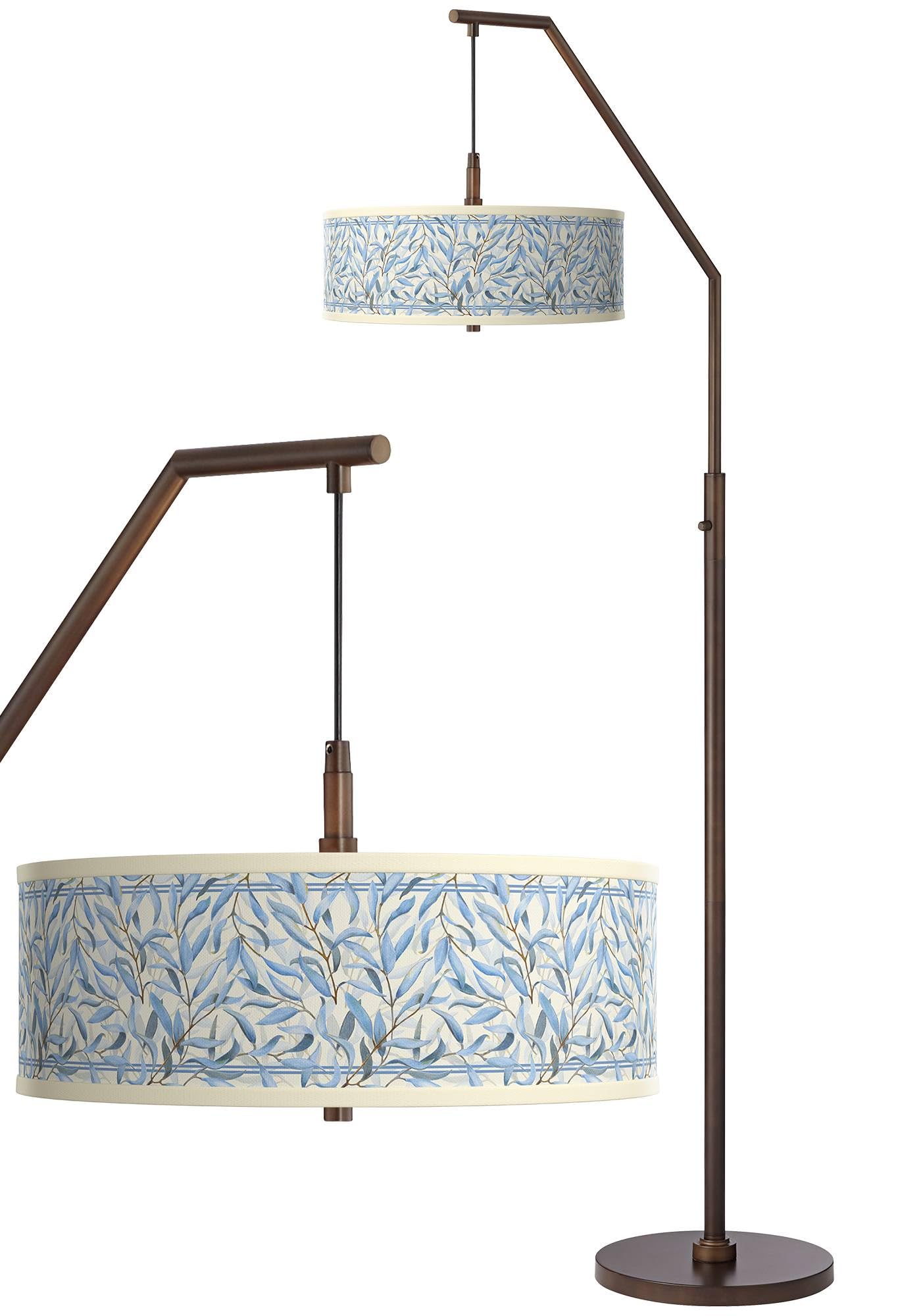 Amity Bronze Downbridge Arc Floor Lamp - Modern Adjustable Standing Light for Living Room, Bedroom & Office - Perfect for Reading, Working & Ambient Lighting