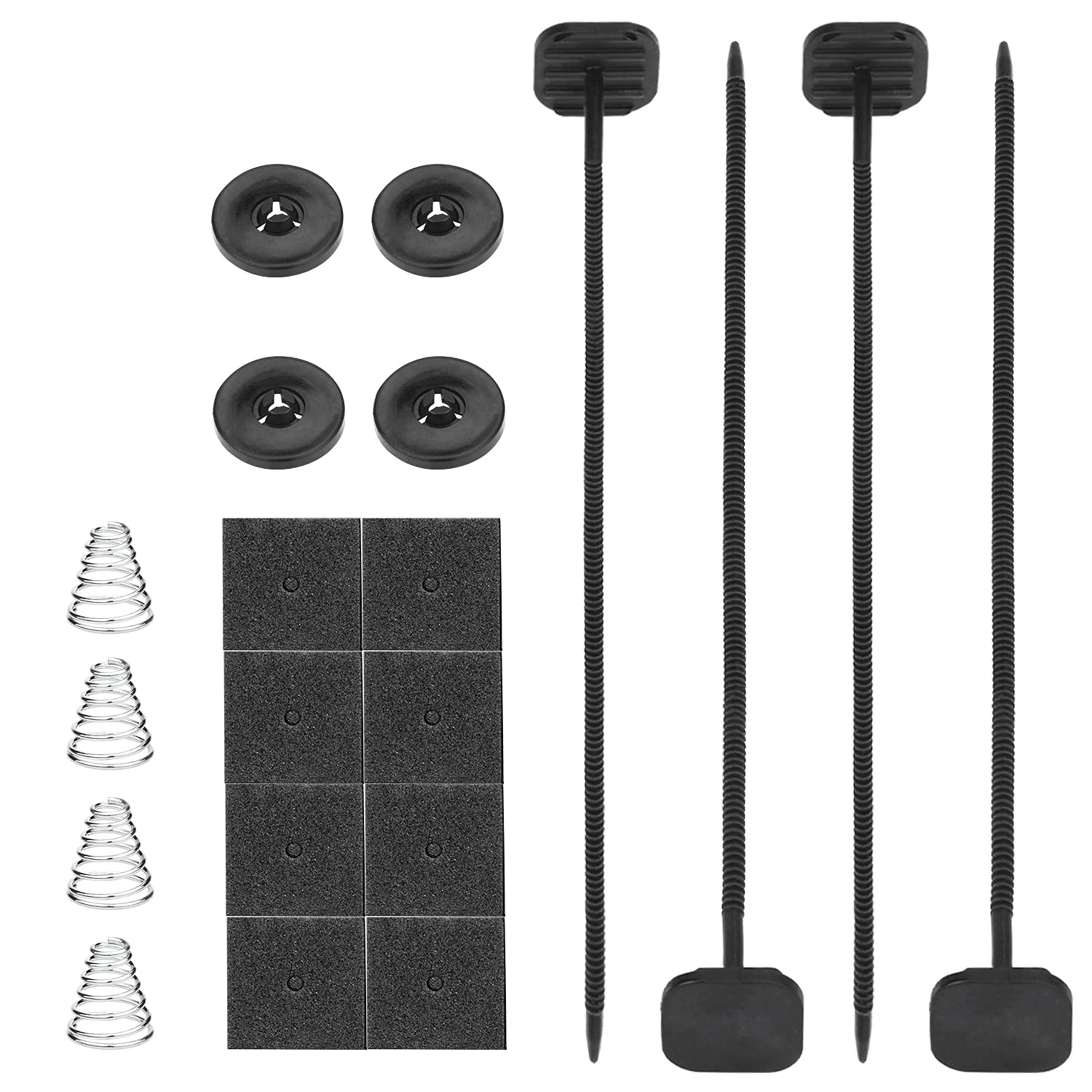 Mellbree Electric Radiator Fan Mounting Kit - Universal Fit for Electric Cooling Fan & Transmission Cooler - Perfect for Car, Truck & SUV Engine Cooling Systems