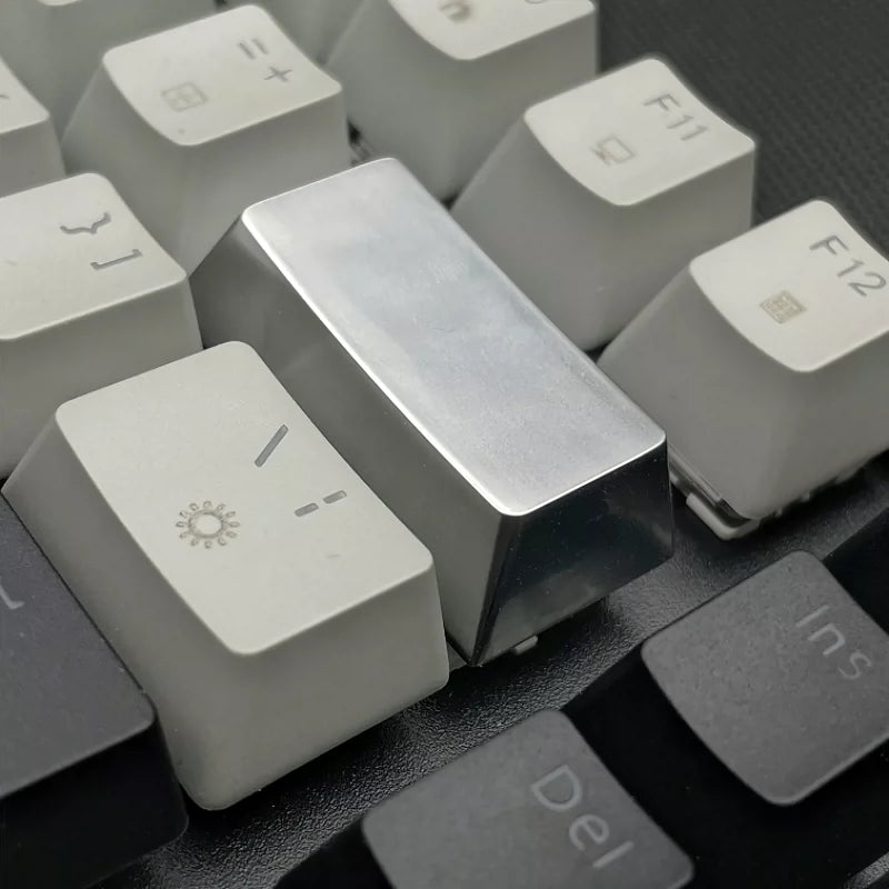 Custom Metal Keycaps for Mechanical Keyboards - Personalized Large Keycaps with Premium Metallic Finish (Blank/Unengraved) - Perfect for Gaming, Typing & Keyboard Enthusiasts
