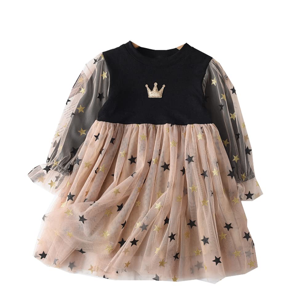 Baby Girl Floral Tulle Dress - Princess Party Dress for Casual Wear, Dance & Special Occasions | Toddler Girls' Elegant Outfit for Birthday, Photo Shoots & Celebrations