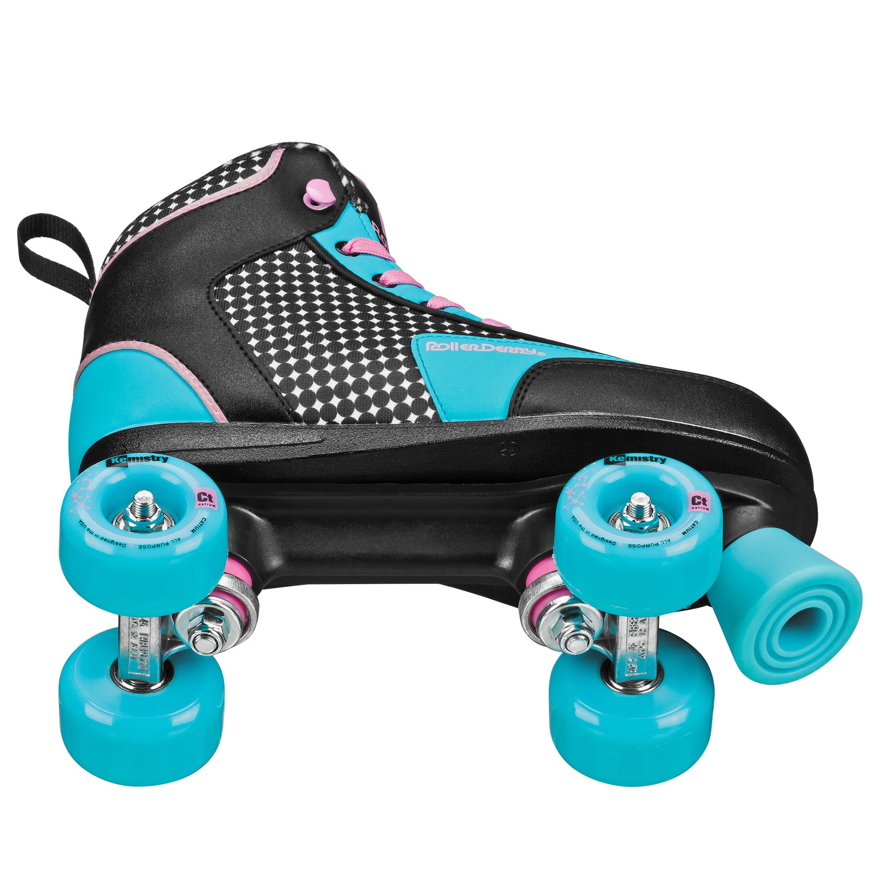Roller Star 750 Women's High-Top Roller Skates - Retro Style Quad Roller Skates for Women, Adjustable Comfortable Outdoor & Indoor Skating, Perfect for Rinks, Parks, and Fitness