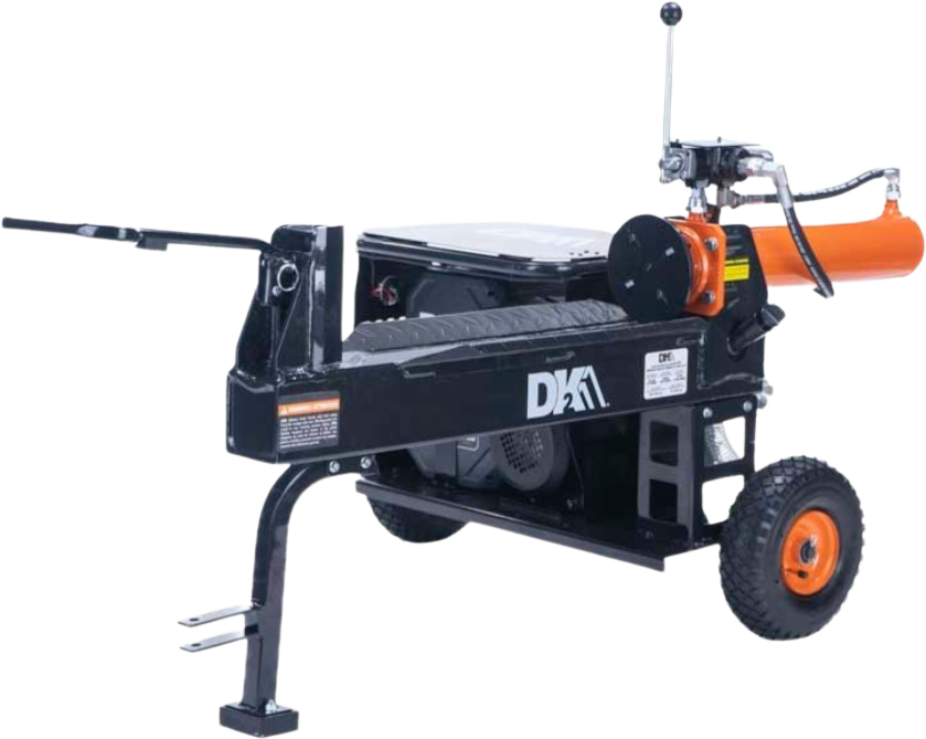 DK2 OPS220EV K 20 Ton Hydraulic Log Splitter Kit with 57.6V Li-ion Battery & Charger - Powerful Cordless Firewood Splitting for Backyard, Farm & Woodworking Projects