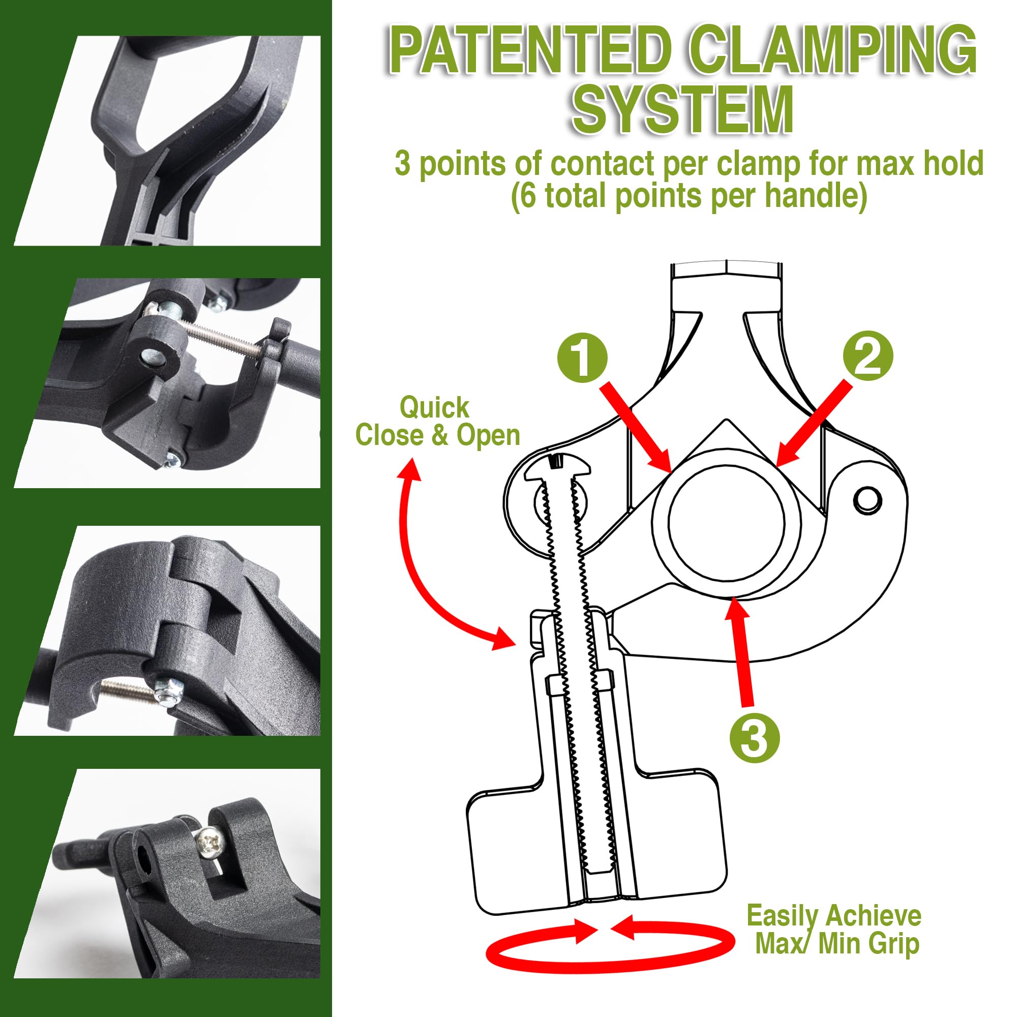 2-Pack Ergonomic Back Saver Handle Attachment - Converts Regular Tools into Comfortable Yard Tools for Weed Eater, String Trimmer, Shovel & Rake | Reduce Back Strain While Gardening, Landscaping & Yard Work