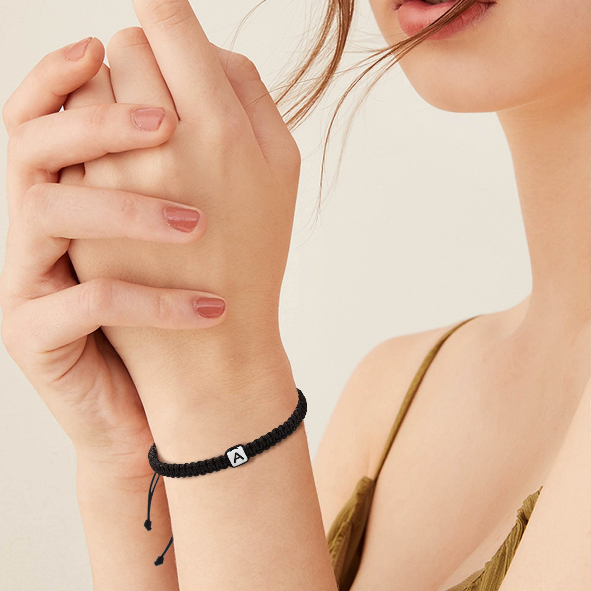 Braided Initial G Bracelet for Women & Teens - Personalized Friendship Jewelry for Mom, Daughter, Best Friend, Sister, Wife, Aunt - Perfect Birthday Gift for Everyday Wear & Special Occasions