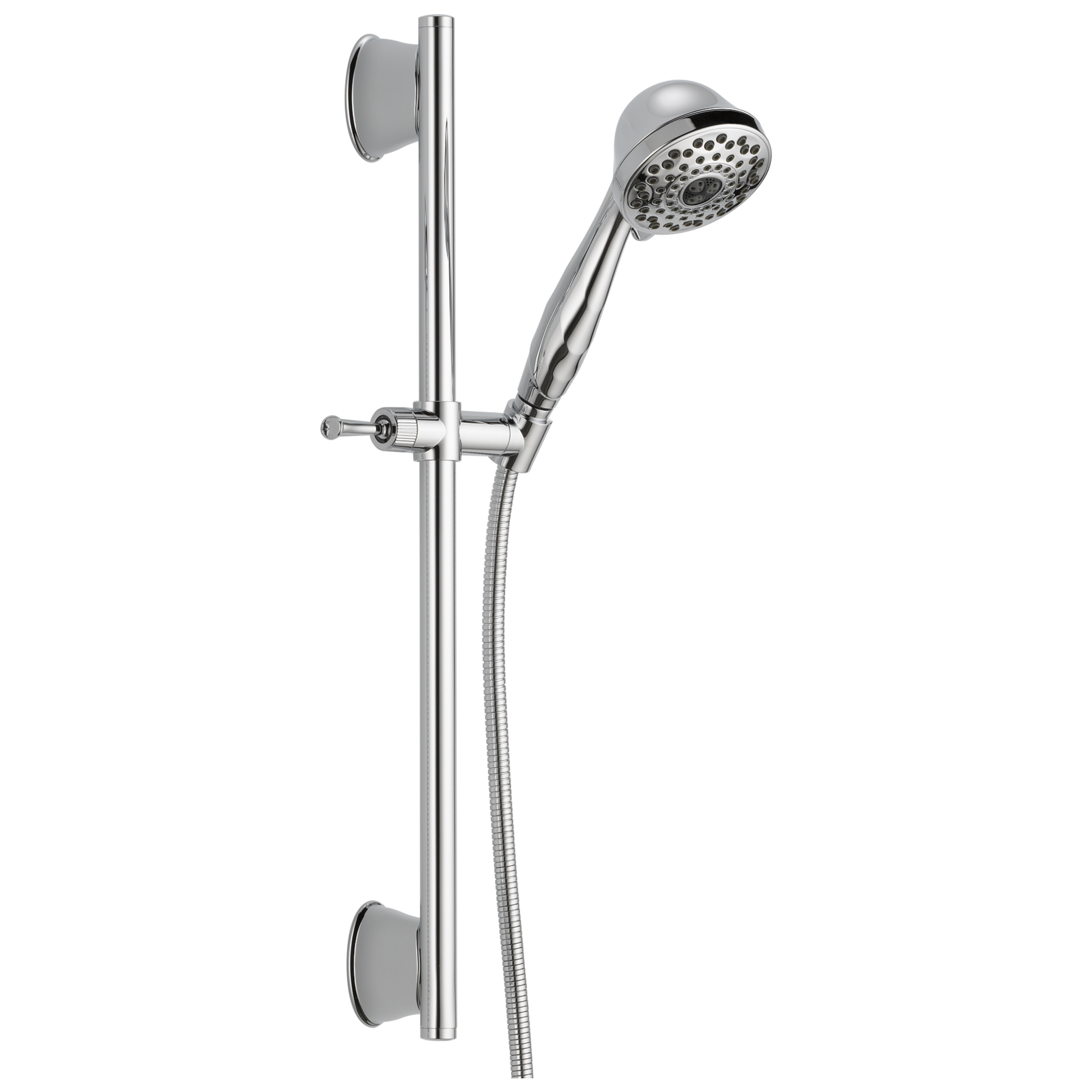 Delta 7-Setting Hand Shower with Slide Bar in Chrome - Adjustable Rainfall, Massage & Power Spray Modes for Relaxing Bath or Quick Rinse (Model 51589)
