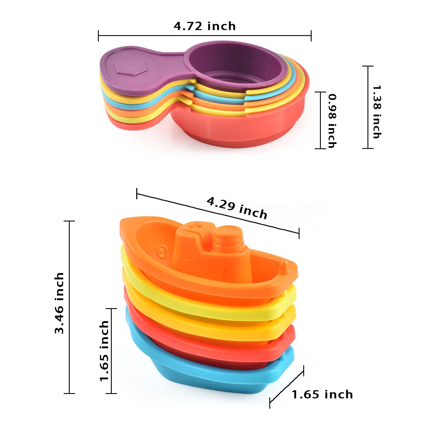 Best Baby Bath Toys for Toddlers 1-3 Years Old - Safe Water Play Toys for Infants 6-12 Months | Fun Bathtub Toys for Kids & Perfect 1st Birthday Gifts | Great for Sensory Play & Early Learning Development