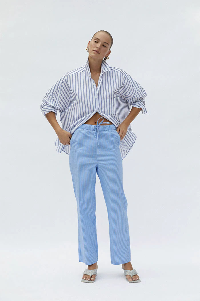 Premium Ashley Shirt for Men - Soft Blue Cotton Button Down Shirt - Perfect for Office, Business Casual & Formal Occasions