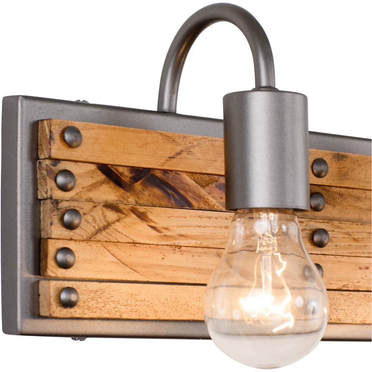 Ella Jane Bath/Vanity Light Fixture in New Bronze Finish - Perfect for Bathroom, Powder Room, and Vanity Lighting