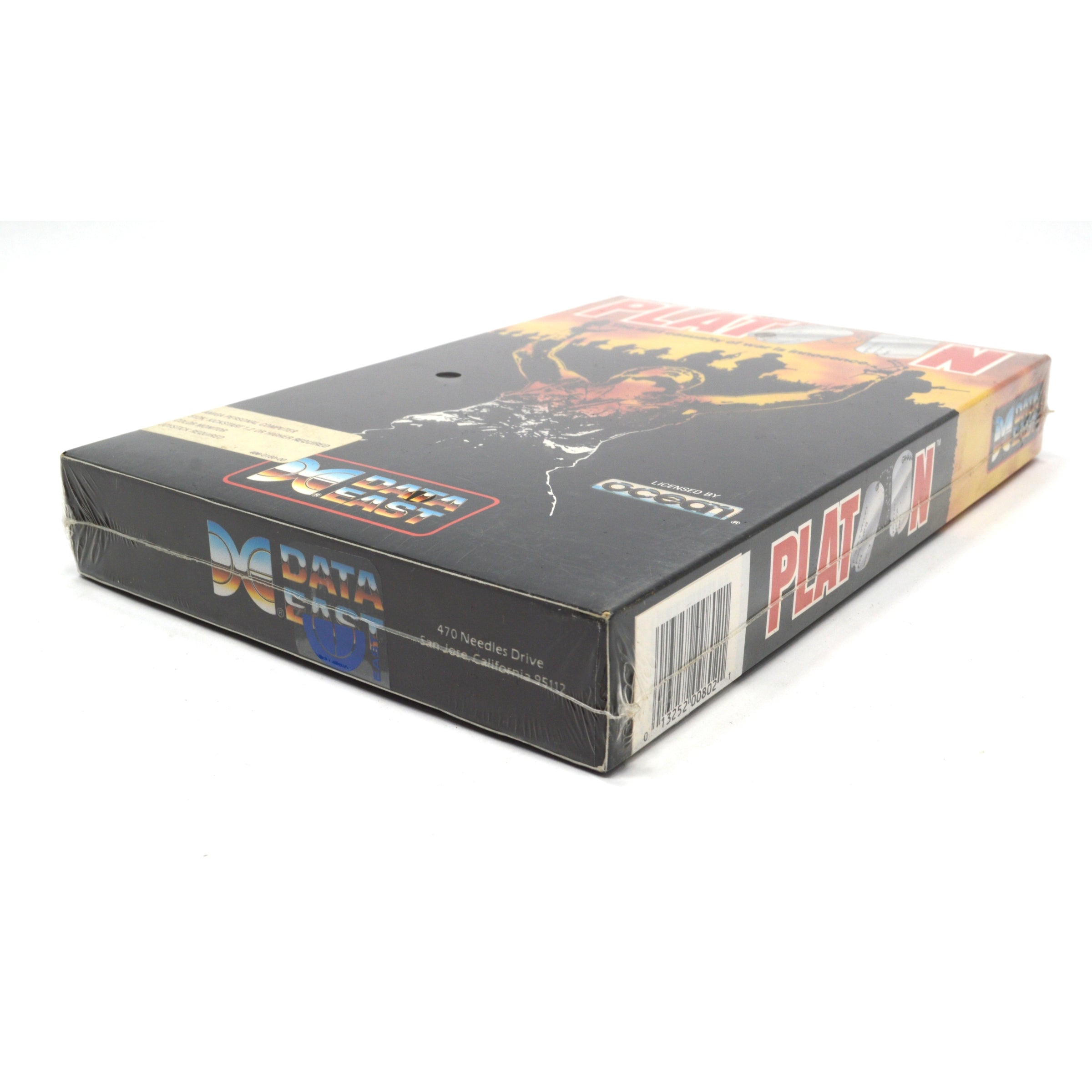 Vintage AMIGA 500/1000/2000 Computer Game - PLATOON by OCEAN (Factory Sealed, 1987 Edition) | Retro Gaming Collectible for Classic Computer Enthusiasts