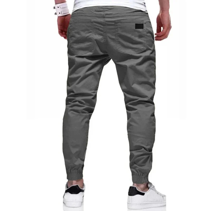 Men's Cargo Pants - Loose Fit Straight Leg Joggers, Large Size Casual Sweatpants with Multiple Pockets | Outdoor Hiking, Workwear & Streetwear Fashion