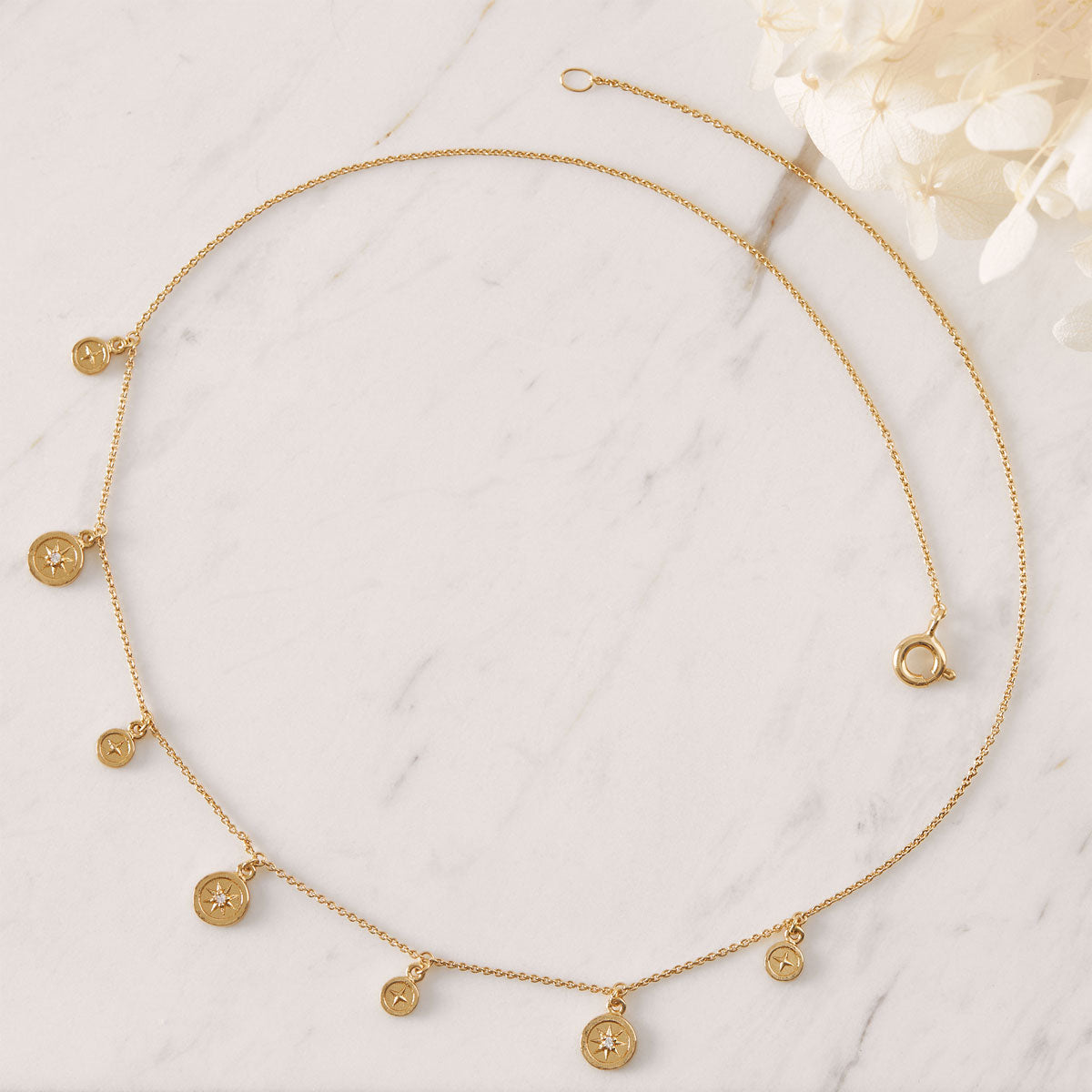 Asteria Gold Choker Necklace for Women - Elegant Layering Jewelry for Parties, Weddings & Date Nights